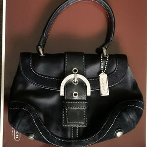 Coach mini clutch with rhinestones